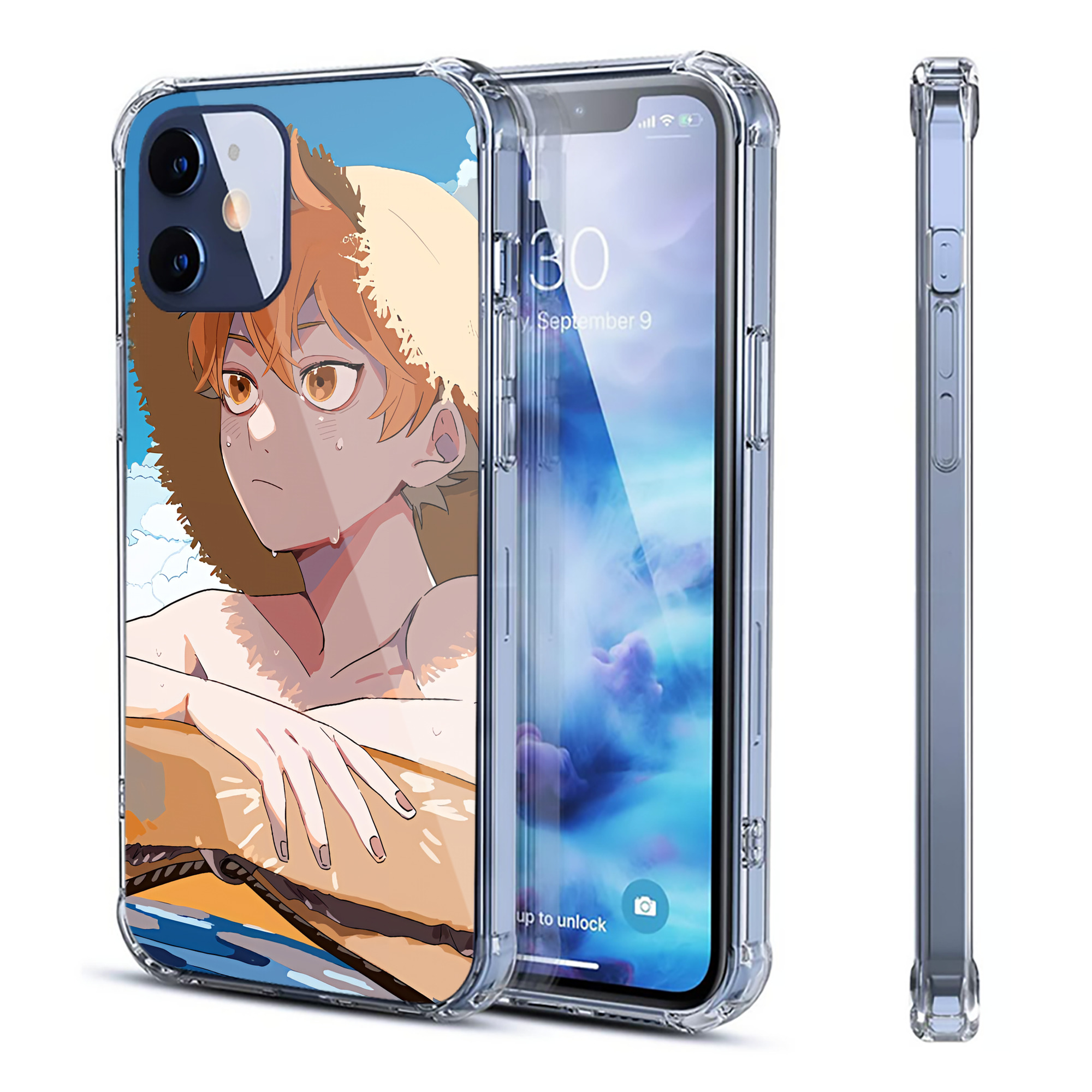 （画像用） ハイキュー!! Haikyu!! 【iPhone 12シリーズ対応】透明スマホケース（クリアソフトケース）
